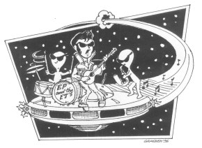 Elvis and the ETs-- Copyright Matt Graeber